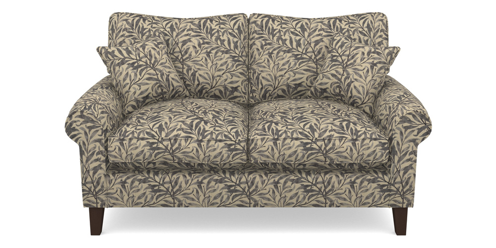 Product photograph of Waverley Scroll Arm 2 Seater Sofa In V A Drawn From Nature - Willow Bough Large - Navy from Sofas and Stuff Limited