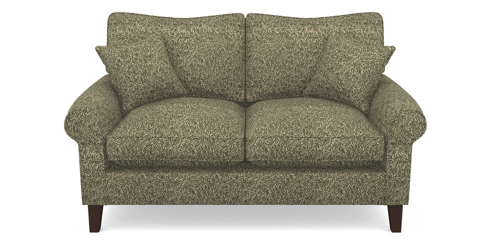 Product photograph of Waverley Scroll Arm 2 Seater Sofa In V A Drawn From Nature Collection - Willow - Dark Green from Sofas and Stuff Limited