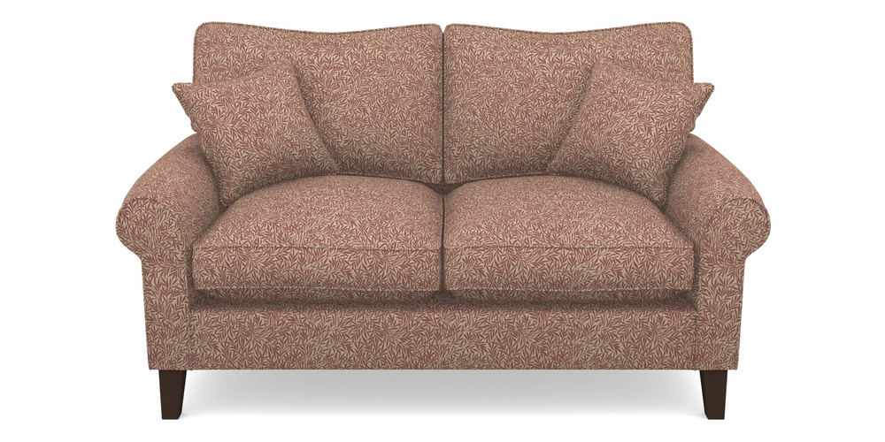 Product photograph of Waverley Scroll Arm 2 Seater Sofa In V A Drawn From Nature Collection - Willow - Red from Sofas and Stuff Limited