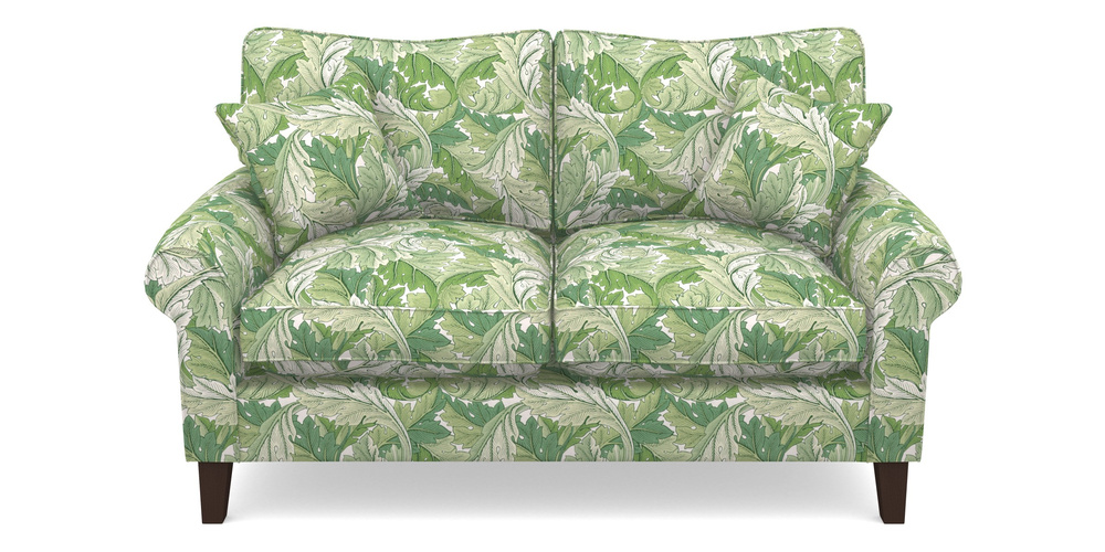 Product photograph of Waverley Scroll Arm 2 Seater Sofa In William Morris Collection - Acanthus - Leaf Green from Sofas and Stuff Limited