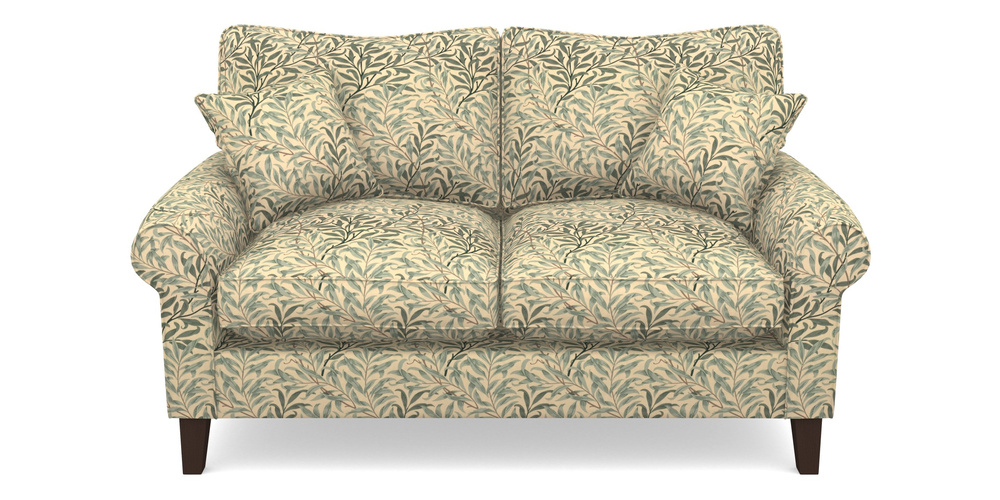 Product photograph of Waverley Scroll Arm 2 Seater Sofa In William Morris Collection - Willow Boughs - Cream Pale Green from Sofas and Stuff Limited