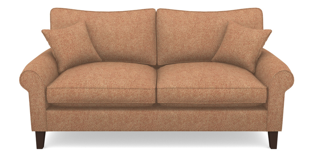 Product photograph of Waverley Scroll Arm 3 Seater Sofa In Cloth 22 Weaves - Grand Teton - Amber from Sofas and Stuff Limited