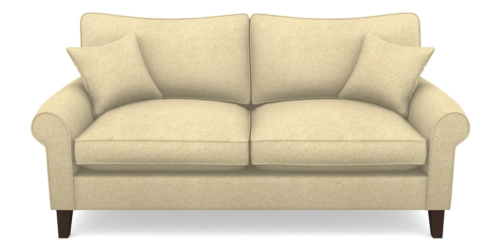 Product photograph of Waverley Scroll Arm 3 Seater Sofa In Cloth 22 Weaves - Grand Teton - Chalk from Sofas and Stuff Limited