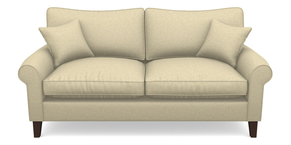 Product photograph of Waverley Scroll Arm 3 Seater Sofa In Soft Wool - Wisp from Sofas and Stuff Limited