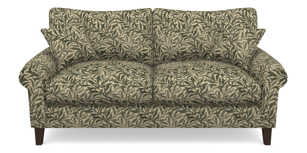 Product photograph of Waverley Scroll Arm 3 Seater Sofa In V A Drawn From Nature - Willow Bough Large - Dark Green from Sofas and Stuff Limited