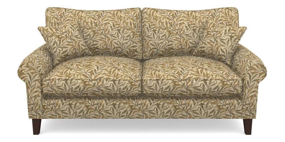 Product photograph of Waverley Scroll Arm 3 Seater Sofa In V A Drawn From Nature - Willow Bough Large - Gold from Sofas and Stuff Limited