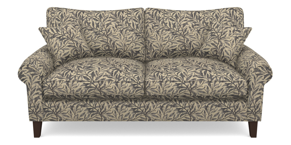 Product photograph of Waverley Scroll Arm 3 Seater Sofa In V A Drawn From Nature - Willow Bough Large - Navy from Sofas and Stuff Limited