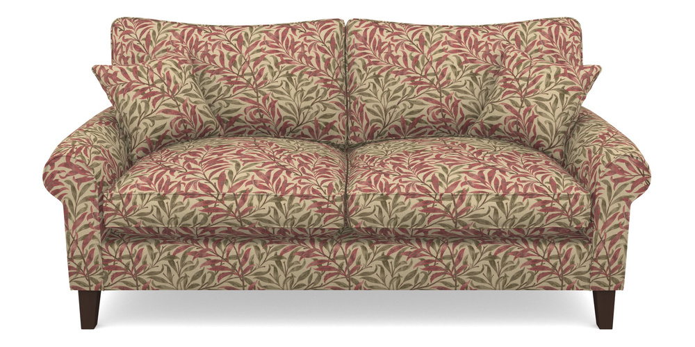 Product photograph of Waverley Scroll Arm 3 Seater Sofa In V A Drawn From Nature - Willow Bough Large - Red from Sofas and Stuff Limited