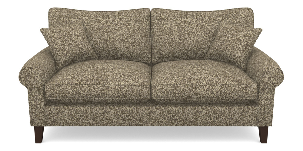 Product photograph of Waverley Scroll Arm 3 Seater Sofa In V A Drawn From Nature Collection - Willow - Brown from Sofas and Stuff Limited