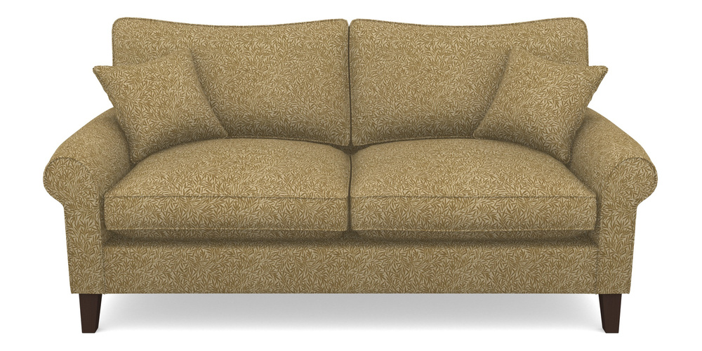 Product photograph of Waverley Scroll Arm 3 Seater Sofa In V A Drawn From Nature Collection - Willow - Gold from Sofas and Stuff Limited