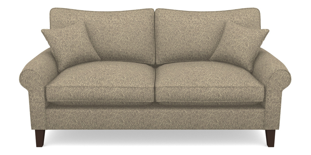 Product photograph of Waverley Scroll Arm 3 Seater Sofa In V A Drawn From Nature Collection - Willow - Grey from Sofas and Stuff Limited