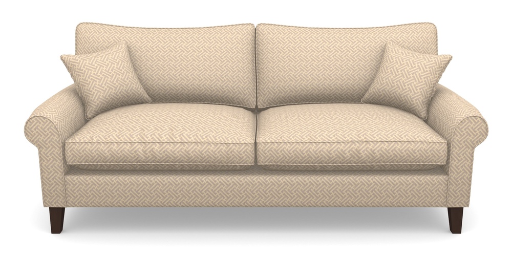 Product photograph of Waverley Scroll Arm 4 Seater Sofa In Cloth 18 - Key - Berry from Sofas and Stuff Limited