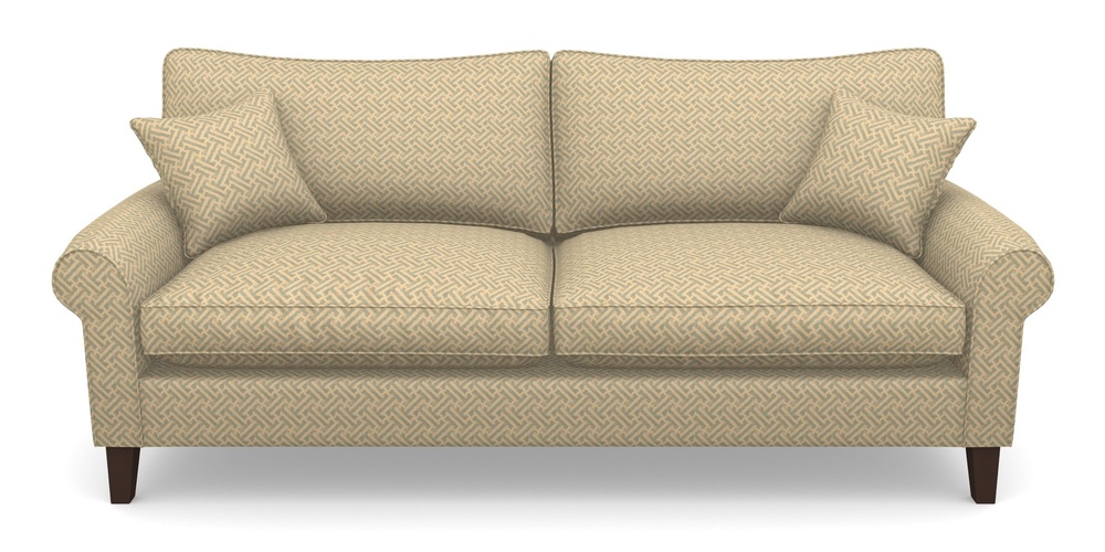 Product photograph of Waverley Scroll Arm 4 Seater Sofa In Cloth 18 - Key - Monsoon from Sofas and Stuff Limited