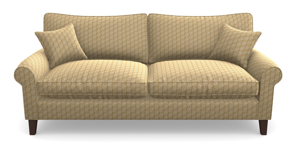 Product photograph of Waverley Scroll Arm 4 Seater Sofa In Cloth 21 - Spring Twig - Quince from Sofas and Stuff Limited