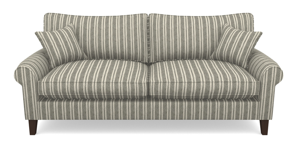 Product photograph of Waverley Scroll Arm 4 Seater Sofa In Cloth 22 - Barcode - Seal from Sofas and Stuff Limited