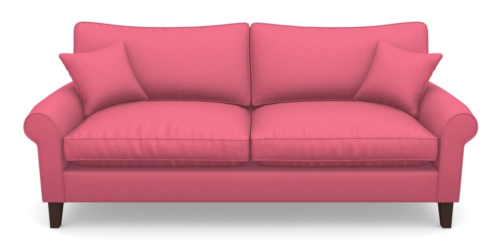 Product photograph of Waverley Scroll Arm 4 Seater Sofa In Eco Washable Cotton - Orchid from Sofas and Stuff Limited