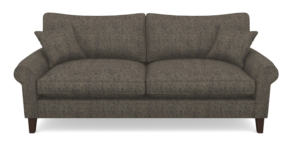 Product photograph of Waverley Scroll Arm 4 Seater Sofa In Cloth 22 Weaves - Grand Teton - Lapis from Sofas and Stuff Limited