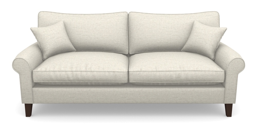 Product photograph of Waverley Scroll Arm 4 Seater Sofa In House Natural - Ivory from Sofas and Stuff Limited