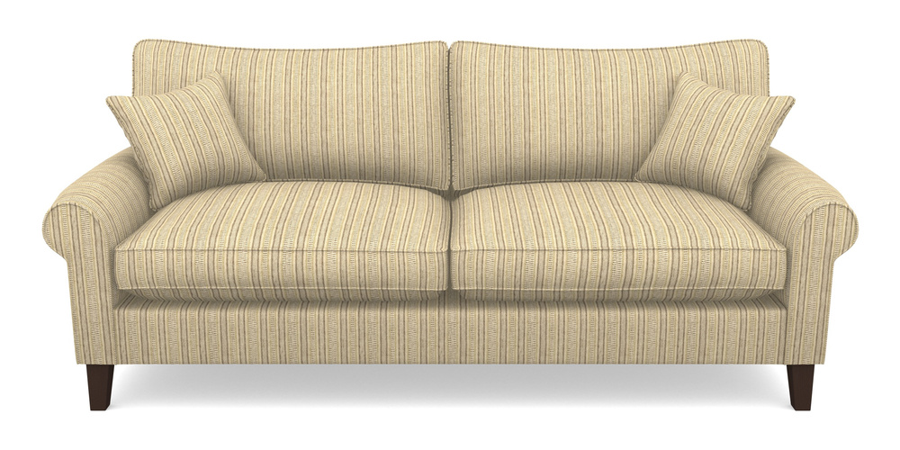 Product photograph of Waverley Scroll Arm 4 Seater Sofa In Cloth 22 Weaves - North Cascades - Jade from Sofas and Stuff Limited