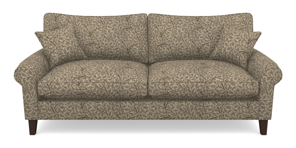 Product photograph of Waverley Scroll Arm 4 Seater Sofa In V A Drawn From Nature Collection - Oak Tree - Brown from Sofas and Stuff Limited