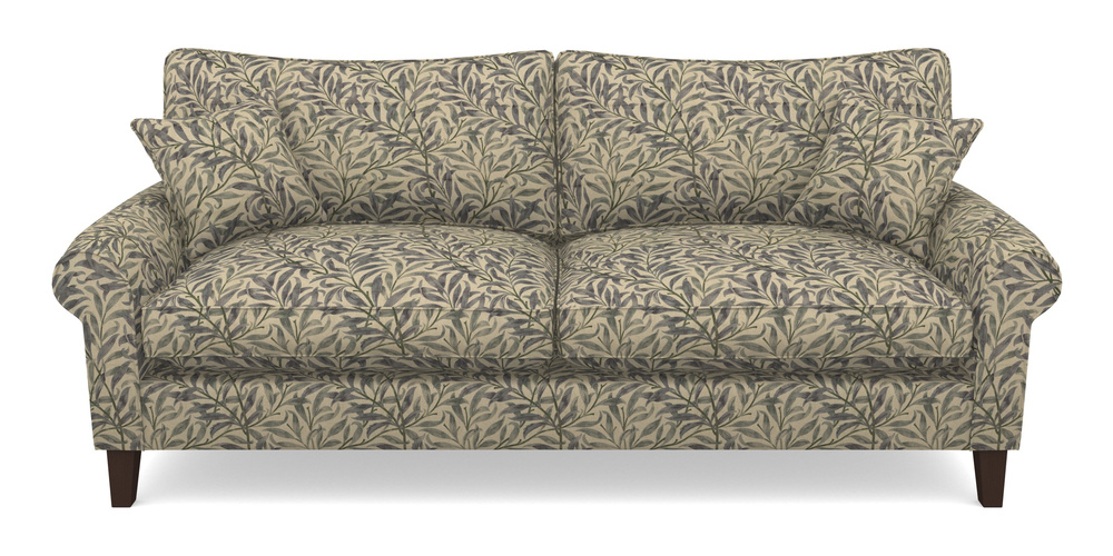 Product photograph of Waverley Scroll Arm 4 Seater Sofa In V A Drawn From Nature - Willow Bough Large - Duck Egg from Sofas and Stuff Limited