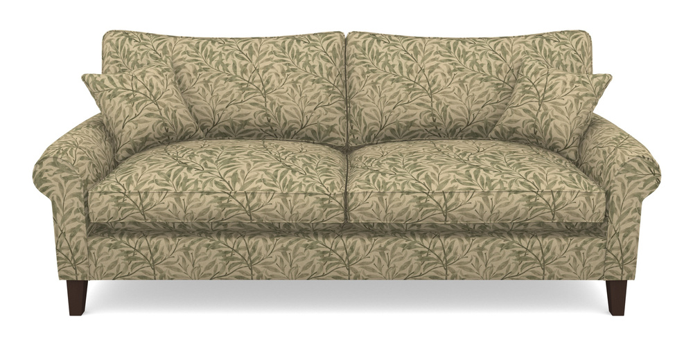 Product photograph of Waverley Scroll Arm 4 Seater Sofa In V A Drawn From Nature - Willow Bough Large - Light Green from Sofas and Stuff Limited