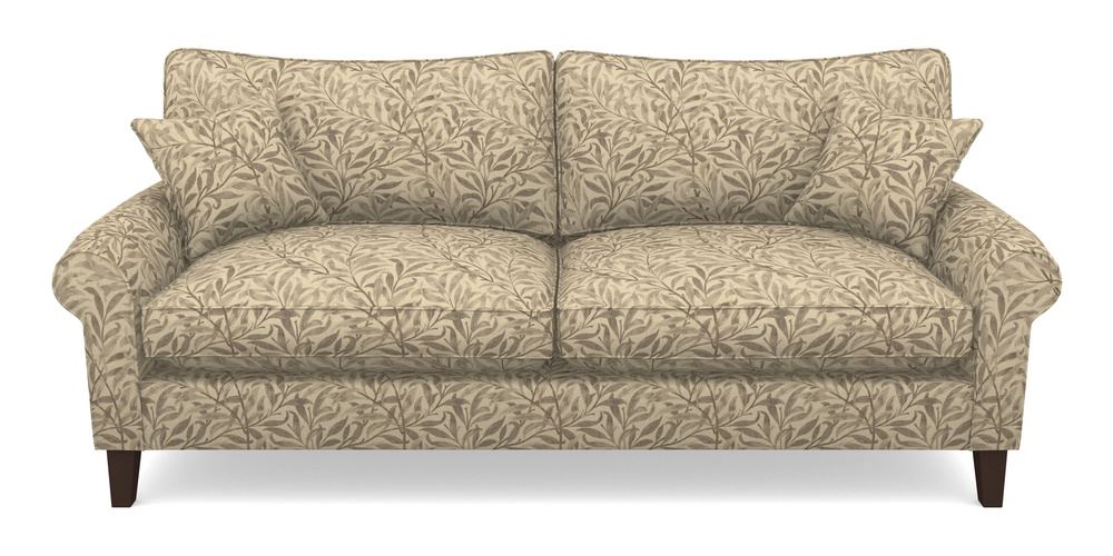 Product photograph of Waverley Scroll Arm 4 Seater Sofa In V A Drawn From Nature - Willow Bough Large - Natural from Sofas and Stuff Limited