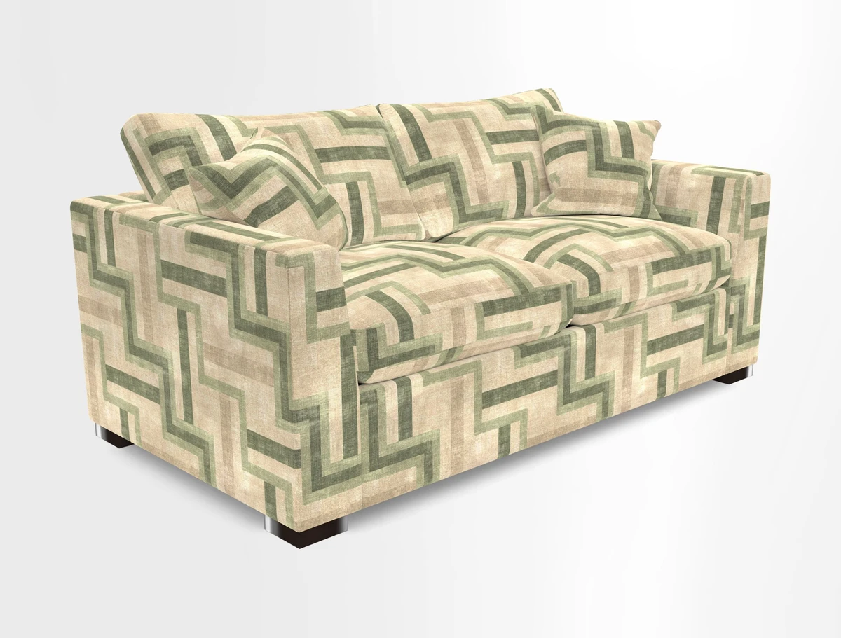 Wadenhoe 3 Seater Sofa Bed in Two Tone Plain Biscuit