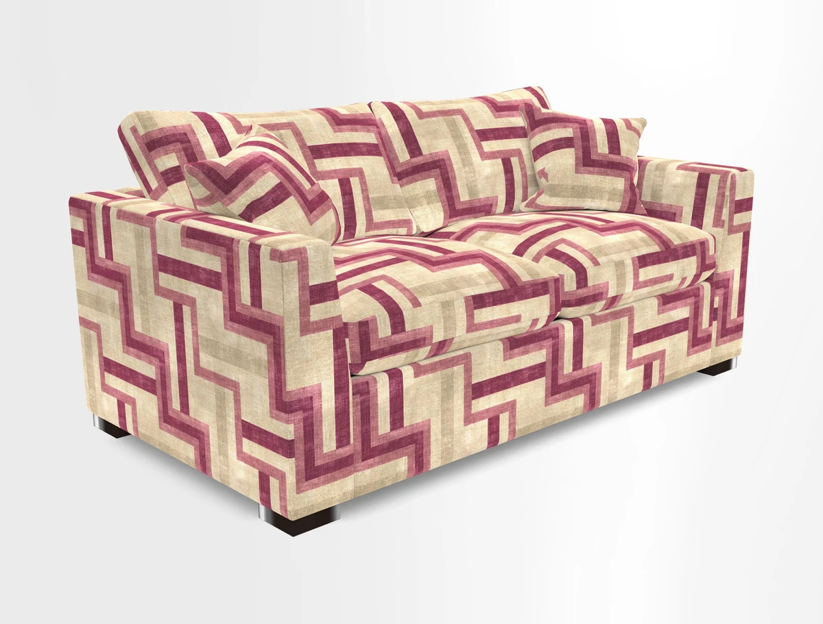 Wadenhoe 3 Seater Sofa Bed in Two Tone Plain Biscuit