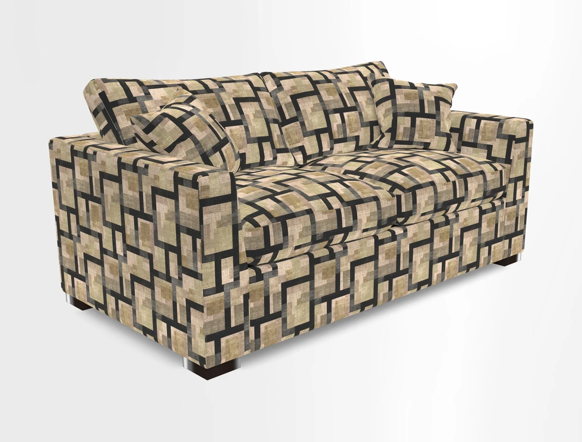 Wadenhoe 3 Seater Sofa Bed in Two Tone Plain Biscuit