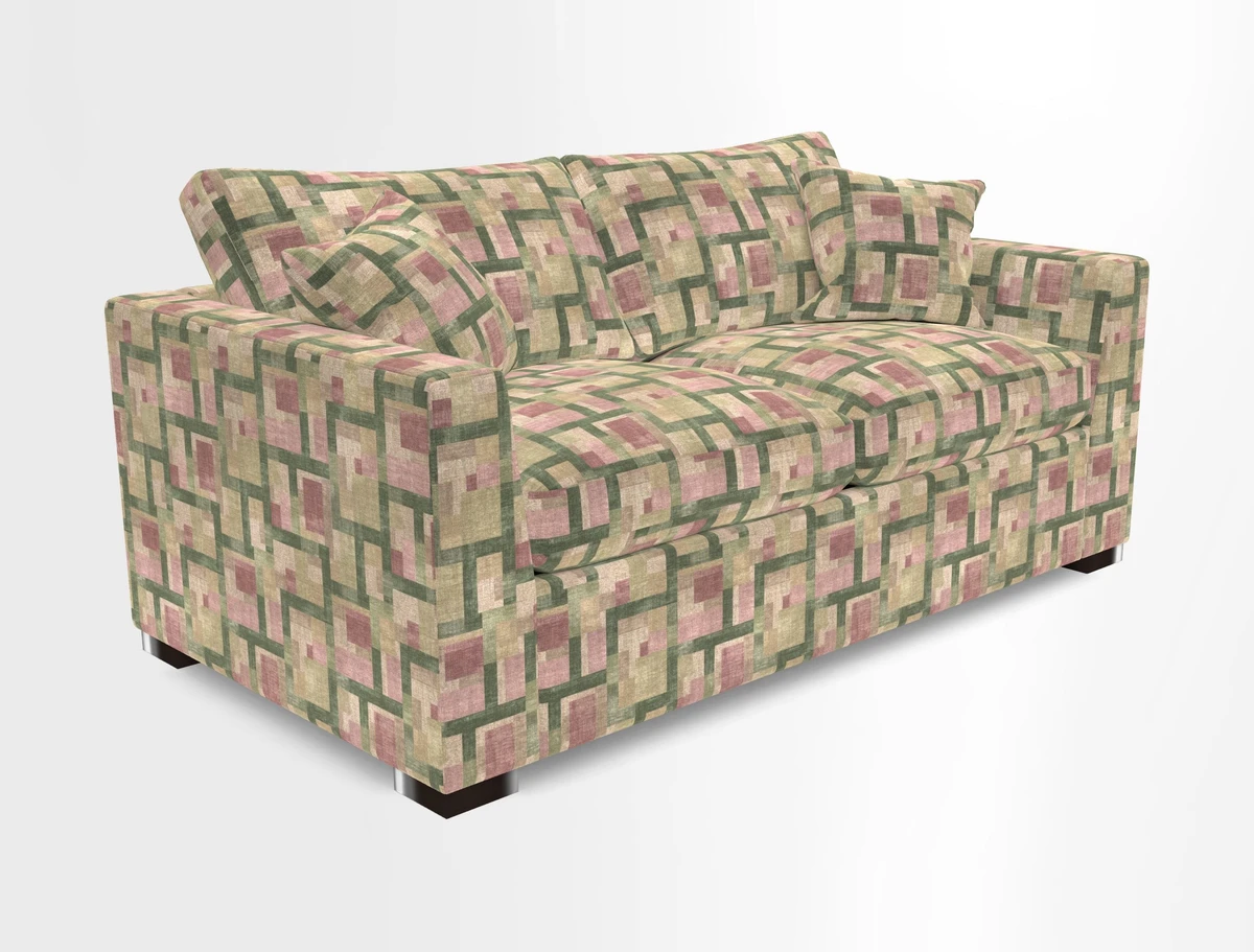 Wadenhoe 3 Seater Sofa Bed in Two Tone Plain Biscuit