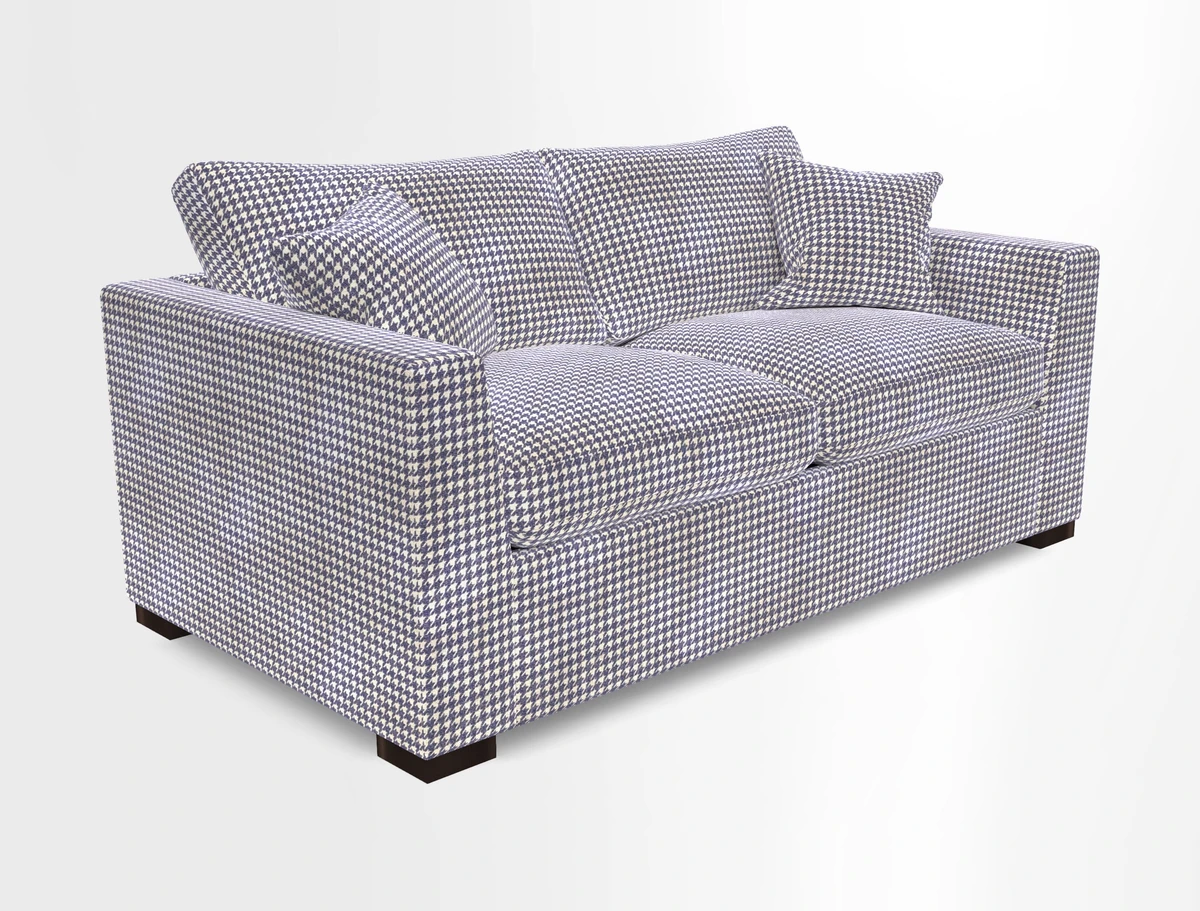 Wadenhoe 3 Seater Sofa Bed in Two Tone Plain Biscuit