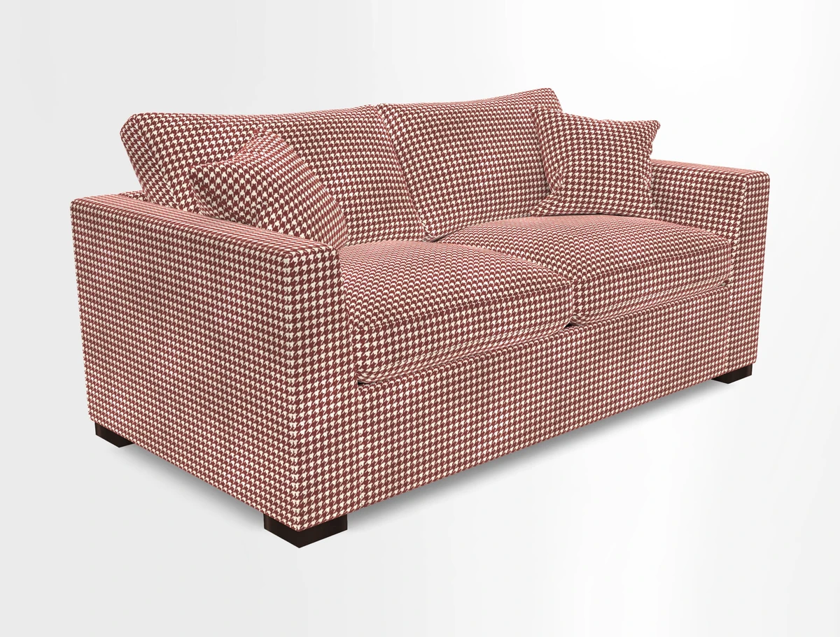 Wadenhoe 3 Seater Sofa Bed in Two Tone Plain Biscuit