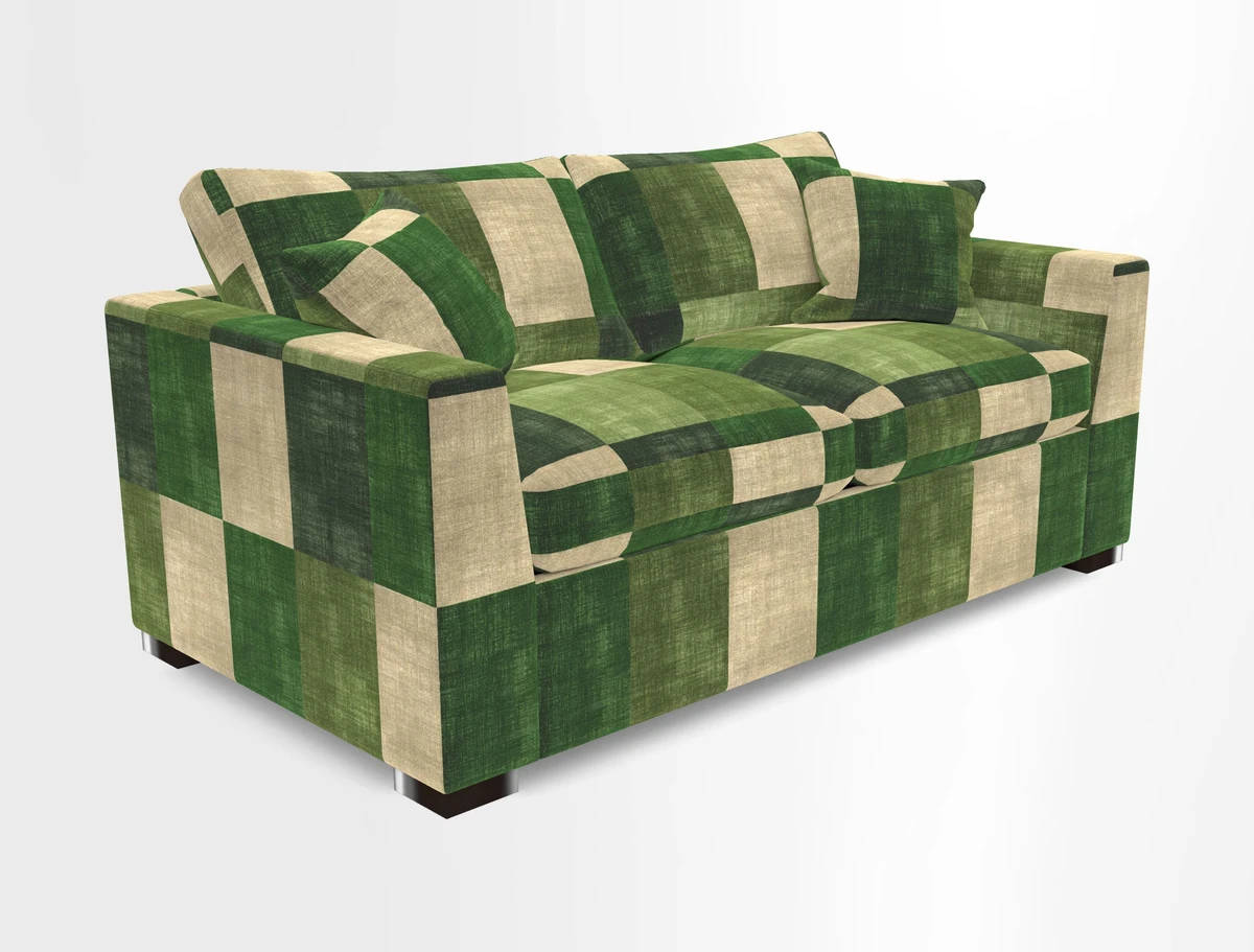 Wadenhoe 3 Seater Sofa Bed in Two Tone Plain Biscuit