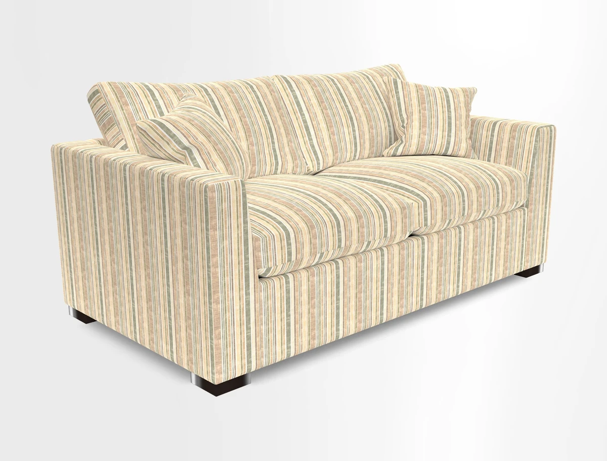 Wadenhoe 3 Seater Sofa Bed in Two Tone Plain Biscuit