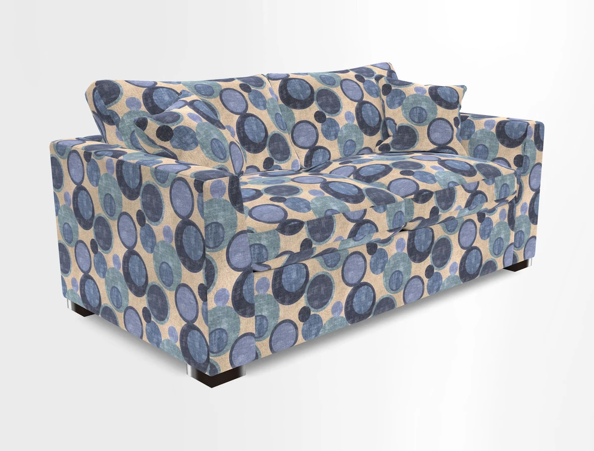 Wadenhoe 3 Seater Sofa Bed in Two Tone Plain Biscuit