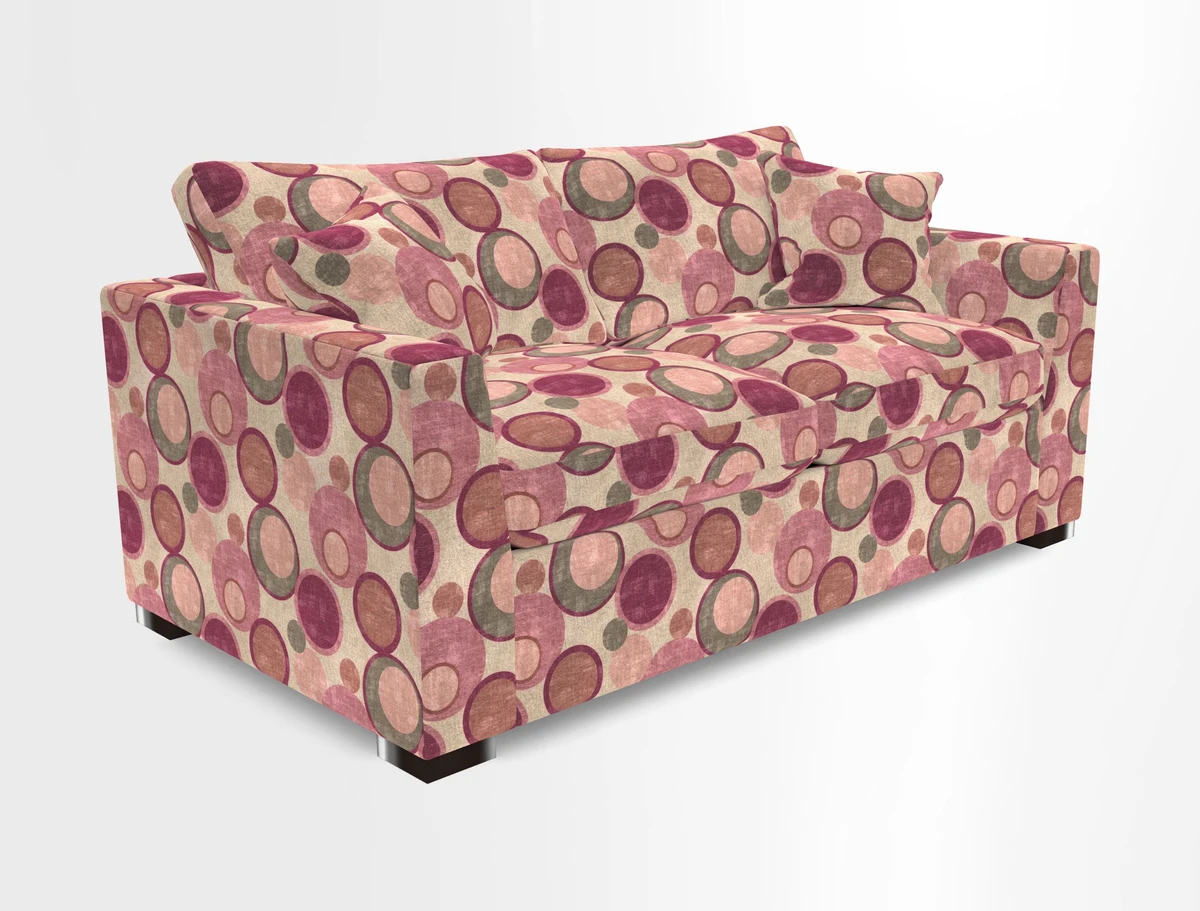 Wadenhoe 3 Seater Sofa Bed in Two Tone Plain Biscuit