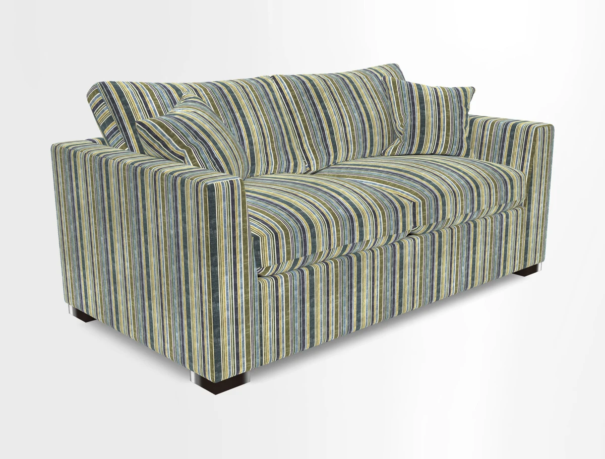 Wadenhoe 3 Seater Sofa Bed in Two Tone Plain Biscuit