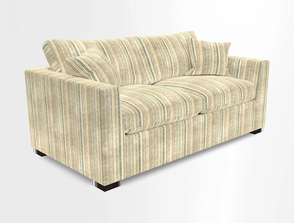 Wadenhoe 3 Seater Sofa Bed in Two Tone Plain Biscuit