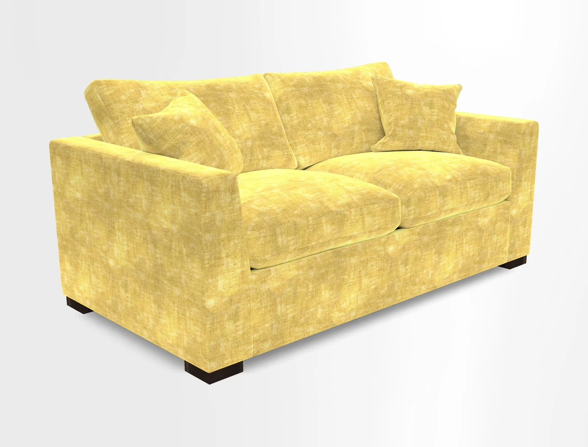 Wadenhoe 3 Seater Sofa Bed in Two Tone Plain Biscuit