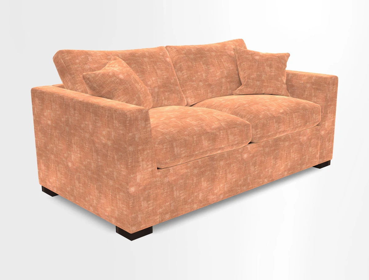 Wadenhoe 3 Seater Sofa Bed in Two Tone Plain Biscuit