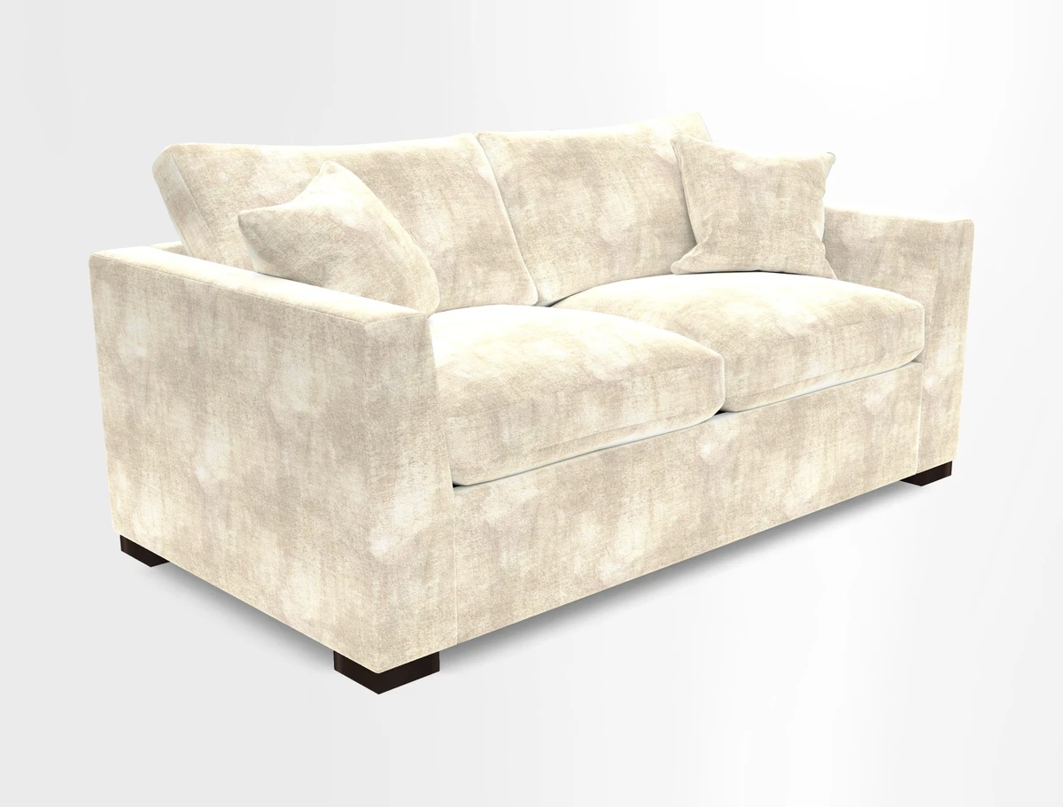 Wadenhoe 3 Seater Sofa Bed in Two Tone Plain Biscuit