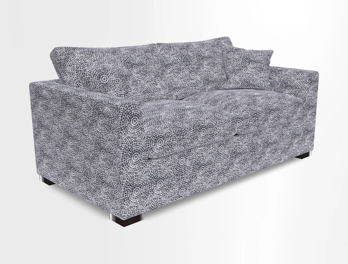Wadenhoe 3 Seater Sofa Bed in Two Tone Plain Biscuit