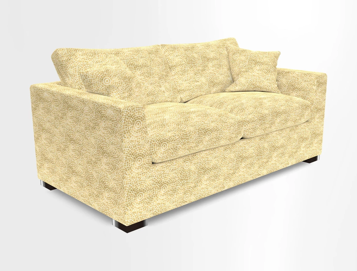 Wadenhoe 3 Seater Sofa Bed in Two Tone Plain Biscuit