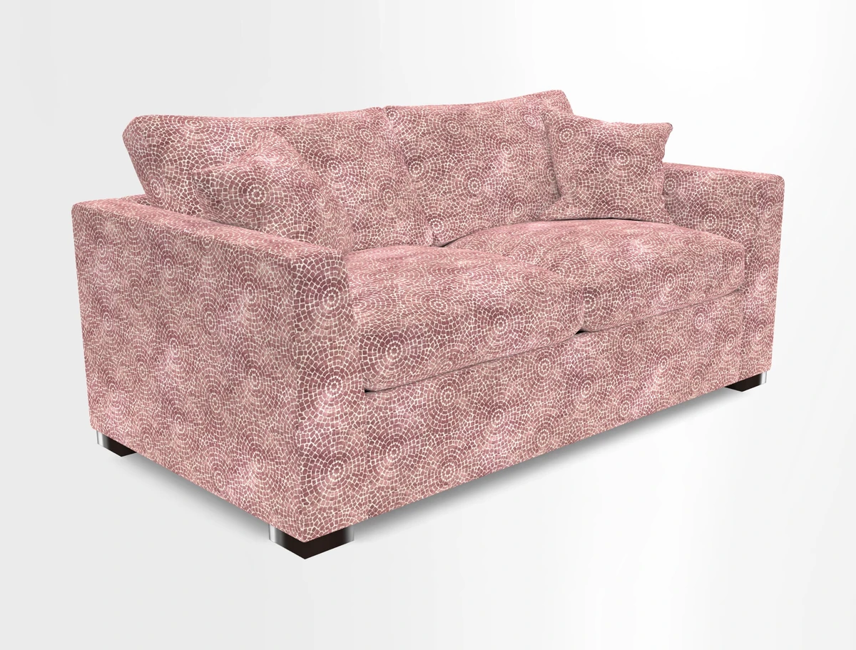 Wadenhoe 3 Seater Sofa Bed in Two Tone Plain Biscuit