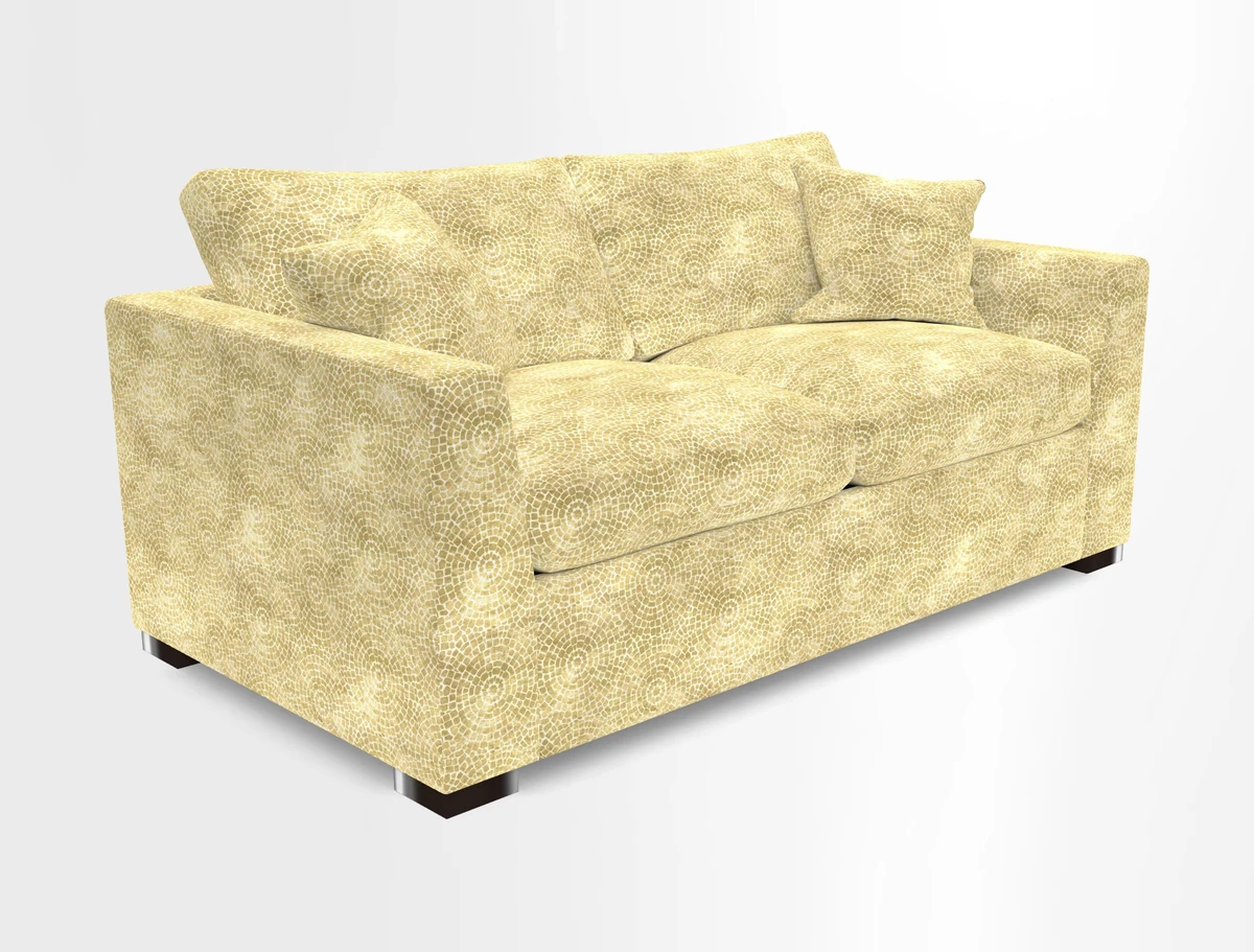 Wadenhoe 3 Seater Sofa Bed in Two Tone Plain Biscuit
