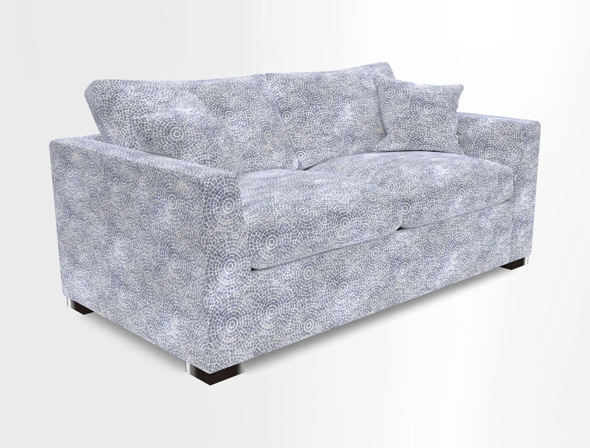 Wadenhoe 3 Seater Sofa Bed in Two Tone Plain Biscuit