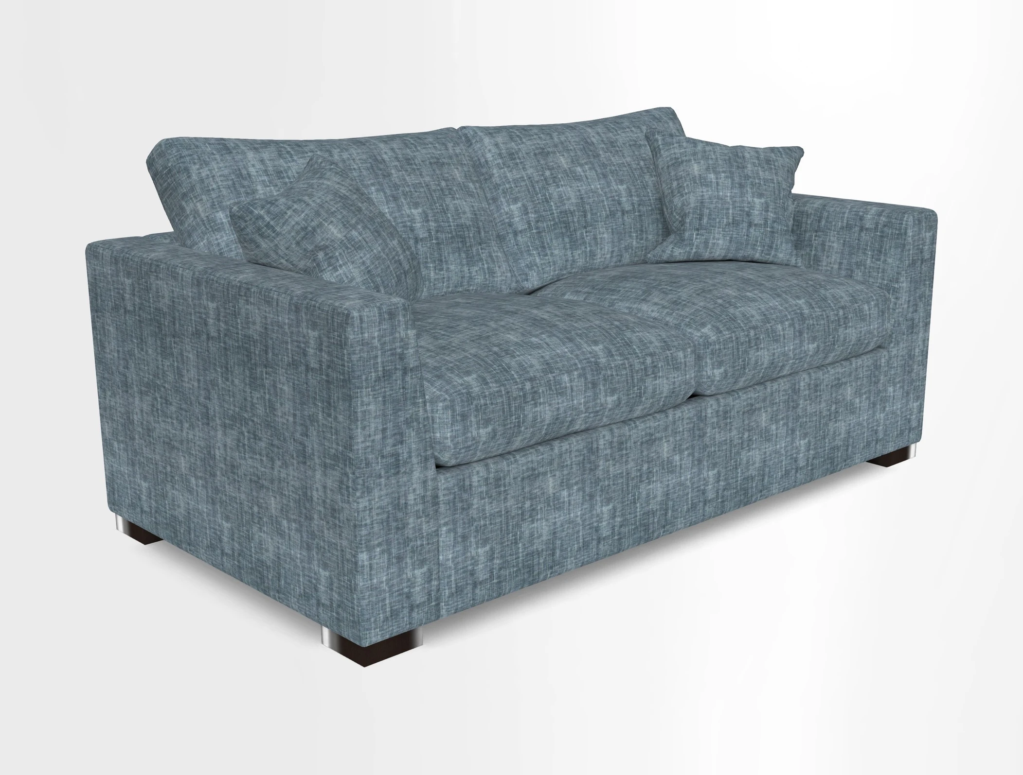 Wadenhoe 3 Seater Sofa Bed in Two Tone Plain Biscuit