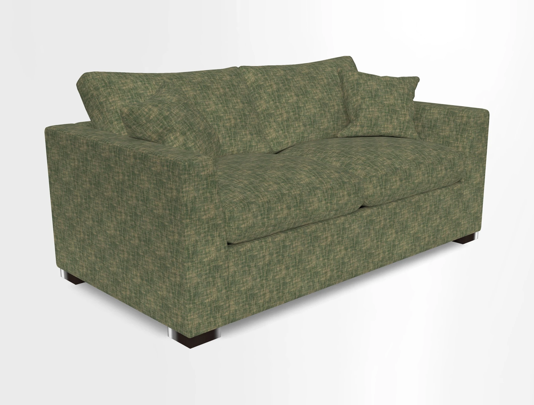 Wadenhoe 3 Seater Sofa Bed in Two Tone Plain Biscuit
