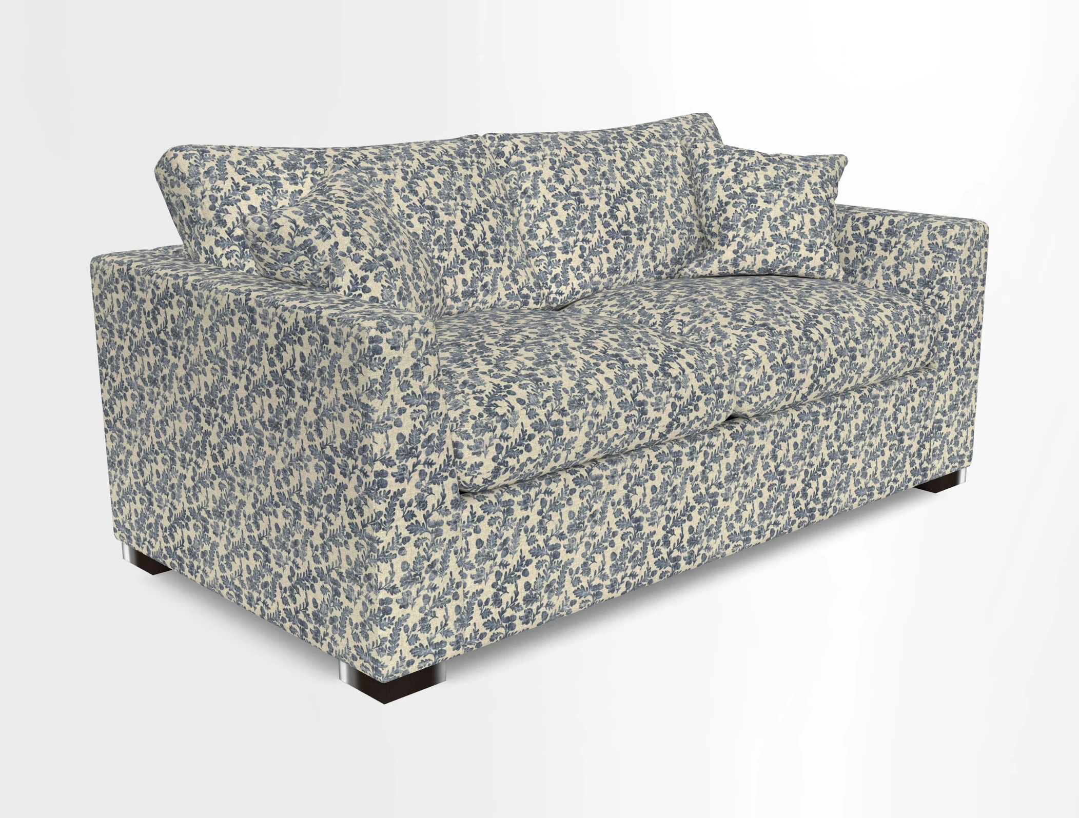 Wadenhoe 3 Seater Sofa Bed in Two Tone Plain Biscuit